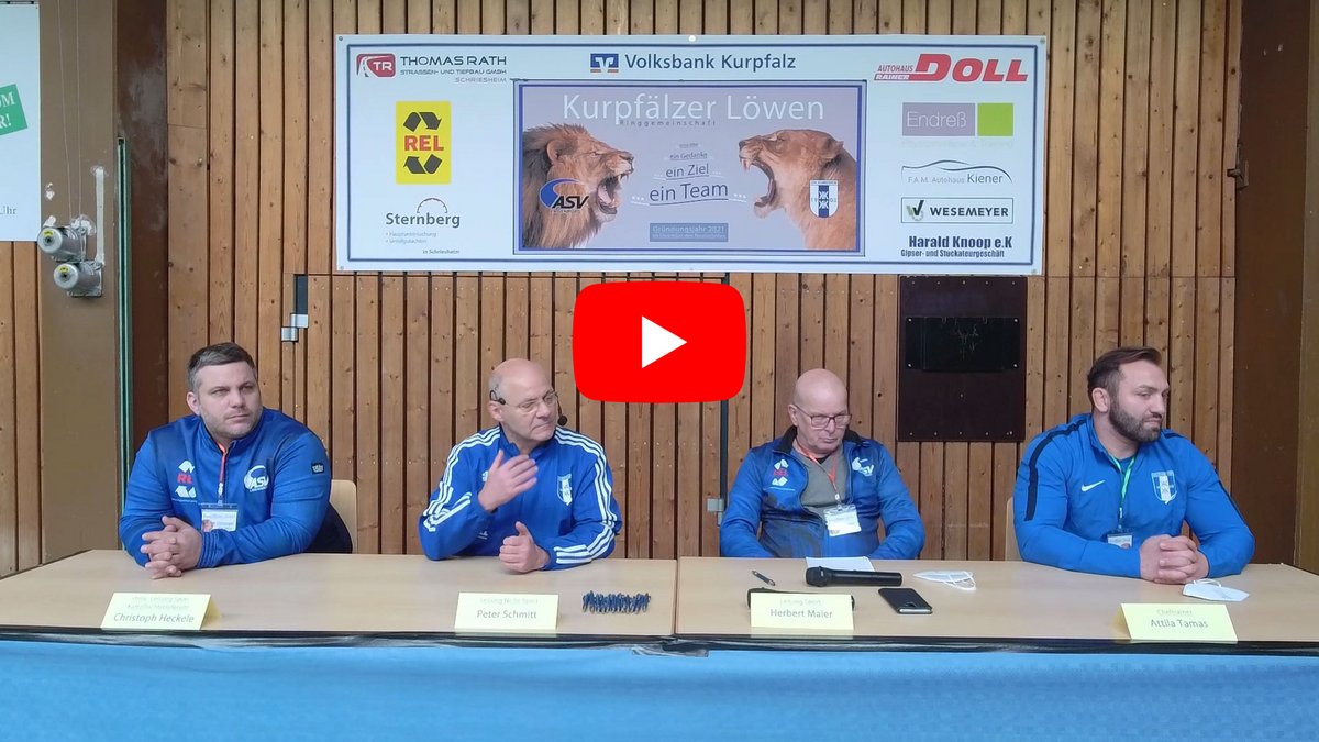 Das Video der Pressekonferenz zur Ringgemeinschaft Kurpfälzer Löwen am 19.01.2022