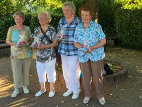 Tagesausflug zum 50zigsten Jubiläum der Abteilung Damengymnastik nach Alken an der Mosel am 24. Juli 2019 - Gründungsmitglieder
