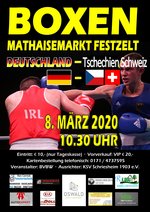 Mathaisemarkt 2020 Boxen Deutschland - Tschechien/Schweiz